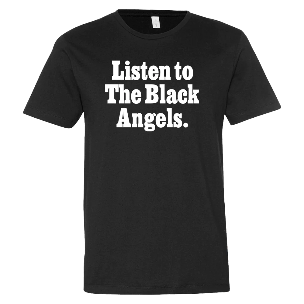 Listen Black at home. T-Shirt – The Angels Official Store